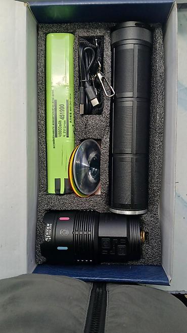 Другие комплектующие: Фонарик LED с мощным оккумулятором новый. 48000маh корпус полностью — 7