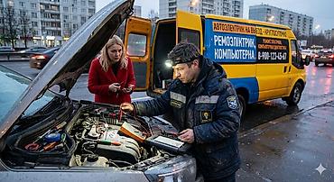 СТО, транспортту оңдоо: Автоэлектрик кызматтары, Компьютердик диагностика, Адистештирүү: Жеңил унаа, Баруу менен — 1