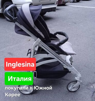 бомбер детские: Коляска, цвет - Серебристый, Б/у