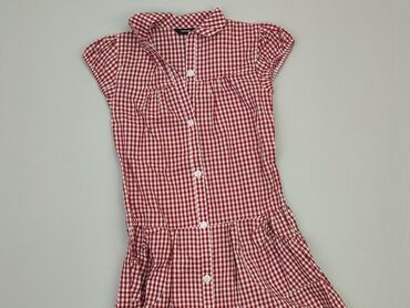 brzoskwiniowa sukienka: Sukienka, 11 lat, 140-146 cm, stan - Dobry