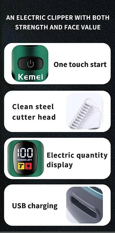 Trimmerlər və saç qırxan maşınlar: Saç qırxan maşın, Kemei, Yeni, Pulsuz çatdırılma, Ödənişli çatdırılma, Rayonlara çatdırılma — 8