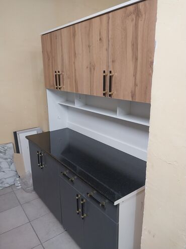 Кухонные гарнитуры: Кухонный гарнитур, Новый, цвет - Белый, ДСП, Бесплатная доставка, Платная доставка at lalafo.kg — 14 Кухонные гарнитуры: Кухонный гарнитур, Новый, цвет - Белый, ДСП, Бесплатная доставка, Платная доставка — 14