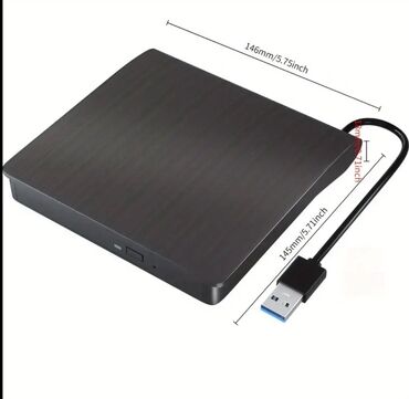 Modemlər və şəbəkə avadanlıqları: Bu portativ xarici DVD yazıcı, noutbuklar və ya daxili disk sürücüsü