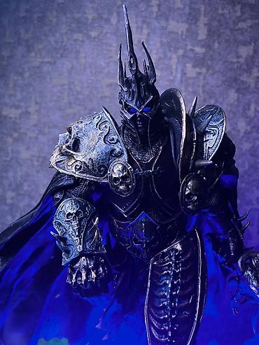 руны: Король-лич Артас ⚔️ Величественная коллекционная статуэтка одного из — 5