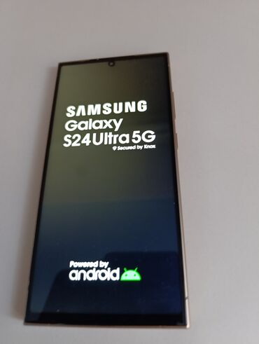 Samsung: Samsung Galaxy S24 Ultra, Б/у, 1 ТБ, цвет - Золотой, 1 SIM, eSIM — 1