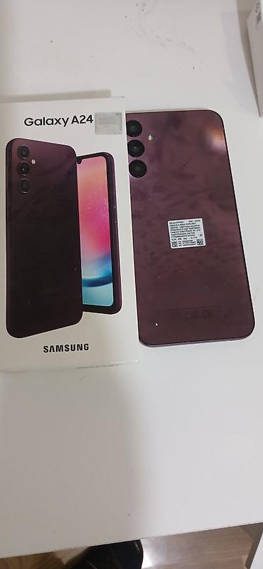 samsung a24 adapter: Samsung Galaxy A24 4G, 128 GB, rəng - Bənövşəyi, İki sim kartlı — 6