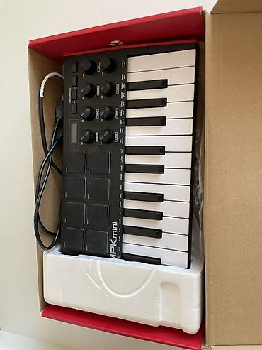 DJ-контроллерлер: AKAI MPK mini — компактный MIDI-контроллер для музыкантов и lalafo.kg да — 2 DJ-контроллерлер: AKAI MPK mini — компактный MIDI-контроллер для музыкантов и — 2