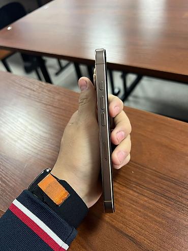apple 12 pro max: IPhone 16 Pro, Б/у, 128 ГБ, Natural Titanium, Чехол, 91 % — 3