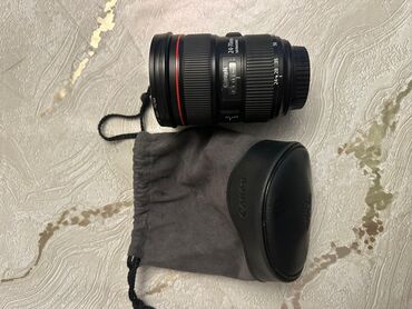 irşad electronics toster: Canon lens 24-70mm ultrasonic.heç bir problemi yoxdur.tam işlək