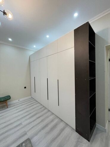 Шкафы для одежды: Шкаф для одежды, Новый, Прямой, МДФ — 8