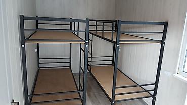 Двухъярусные металлические кровати - Прочная сварная рама из at lalafo.kg Двухъярусные металлические кровати - Прочная сварная рама из