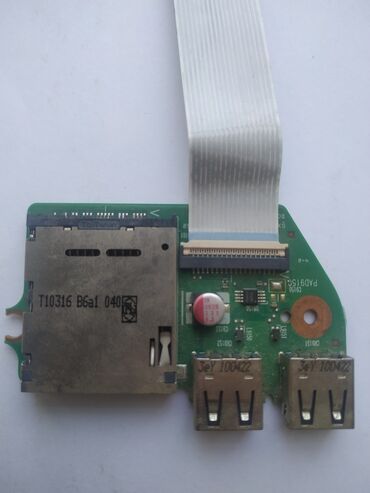 işlənmiş ehtiyat hissələri: Toshiba - USB & Card reader port
satellite - L650 - 1C
Razində