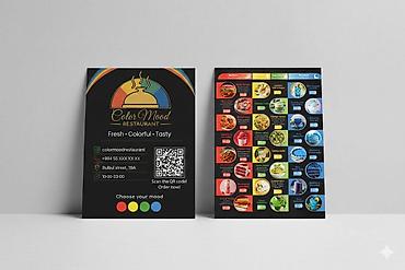 Reklam, çap: Qrafik dizayn Xidmətlərim •Logo, sosial media — 3