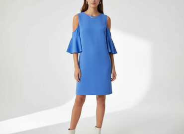 sukienki prążek midi: Reserved, Women`s dress, size M