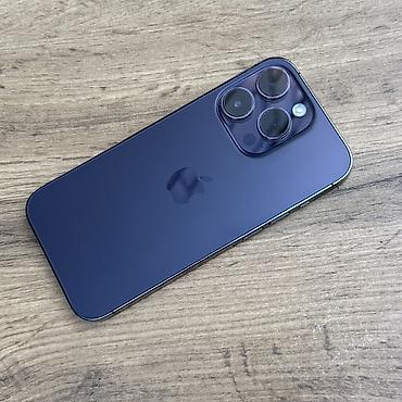 IPhone 14 Pro, Колдонулган, 256 ГБ, Deep Purple, Каптама, Коргоочу айнек, 100 %