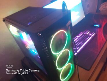 kompüter barter: Rtx 3060Asus rog strix Rtx 3060 oclu 12gblı komputer. Sistem bloku