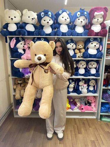 Игрушки: Мишки Бишкек 🧸60 см 1000 сом (Бесплатная доставка) 🧸80 см 1500 сом — 8