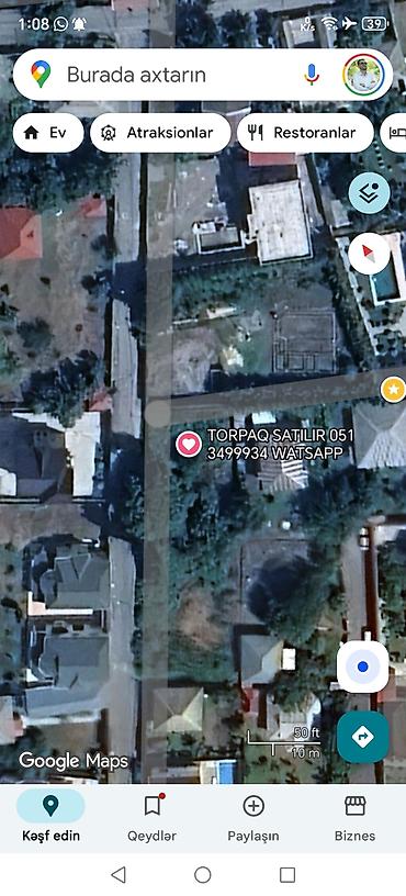 Torpaq sahələrinin satışı: 3 sot, Tikinti, Mülkiyyətçi, Kupça (Çıxarış) — 4