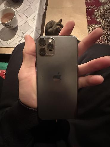 Apple iPhone: IPhone 11 Pro, Б/у, 64 ГБ, Space Gray, Чехол, 75 % — 1