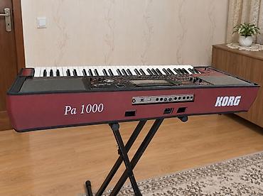 учебный синтезатор: Korg Pa 1000 səliqəlidi heç bir probelmi yoxdu hər bir şeyi işlək — 1