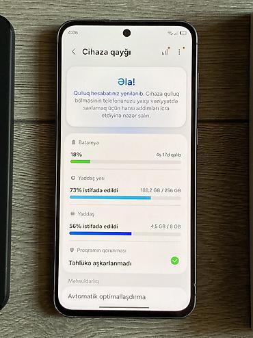 xiaomi mi 8 lite: Samsung Galaxy A56 5G, 128 GB, rəng - Qara, Sensor, İki sim kartlı, Barmaq izi — 8