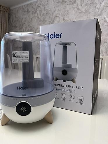 max: Увлажнитель воздуха Haier, Ультразвуковой, Настольный, Сенсорное управление — 1