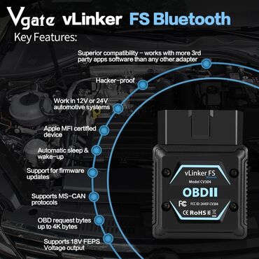 Alati za automobile: Vgate vLinker FS ELM327 Bluetooth za Ford, Mazda, Lincoln i Mercury — 6