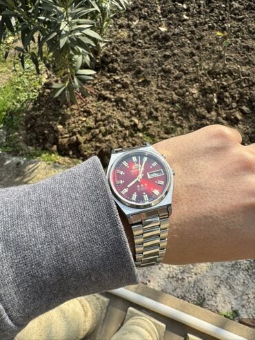 Qol saatları: Qol saatı, Orient, rəng - Qırmızı — 4