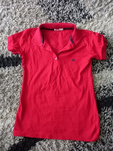 mrežasta majica: L (EU 40), Viscose, color - Red