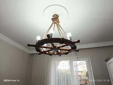 Çilçıraqlar: Çılçıraq, 6 lampa, Taxta — 7
