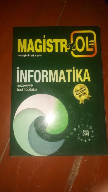 6 cı sinif riyaziyyat kitabı pdf: Magistrol nəşriyyatının İNFORMATİKA fənni üzrə nəzəriyyə və test