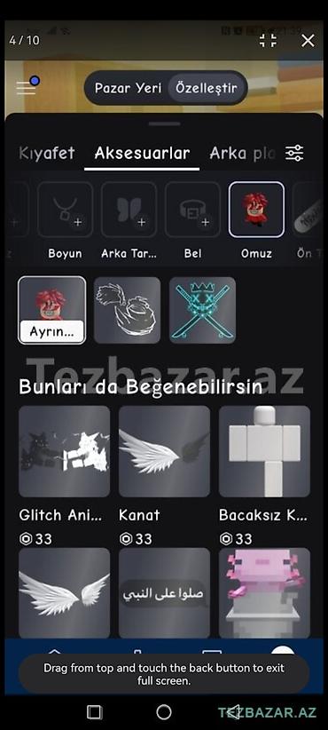 Roblox hesabı Real alıcılar yazsın.25 manatdan çox pul vurulub. Steal at lalafo.az — 4 Roblox hesabı Real alıcılar yazsın.25 manatdan çox pul vurulub. Steal — 4
