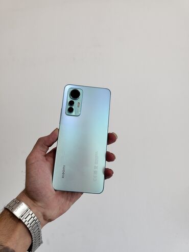 işlemiş telefonlar: Xiaomi Mi 12 Lite, 256 ГБ, цвет - Голубой, 
 Кнопочный, Отпечаток пальца