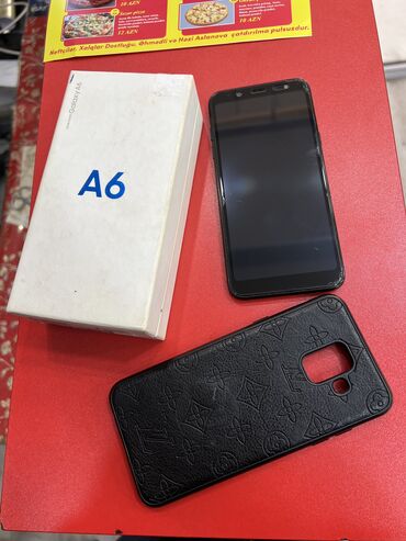 samsung a6 qiymeti bakida: Samsung Galaxy A6, 32 ГБ, цвет - Черный, Сенсорный, Отпечаток пальца, Две SIM карты