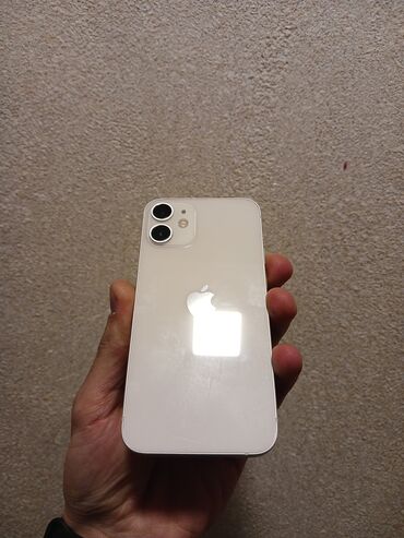 Apple iPhone: IPhone 12 mini, 64 GB, Ağ, Simsiz şarj, Face ID