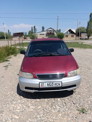бампер на мерседес w211: Honda Odyssey, минивэн с бордово-красным кузовом и серым бампером