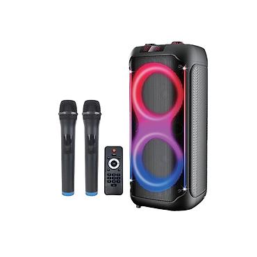 karaoke oxumaq: Portativ karaoke akustik sistemi – LED işıqlı güclü səsgücləndirici — 1