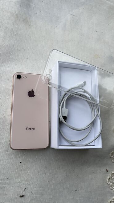 Apple iPhone: IPhone 8, 64 GB, Rose Gold, Barmaq izi