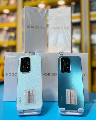kredit telefon alisi: Honor 200 Lite, 256 GB, rəng - Gümüşü, Zəmanət, Sensor, Barmaq izi