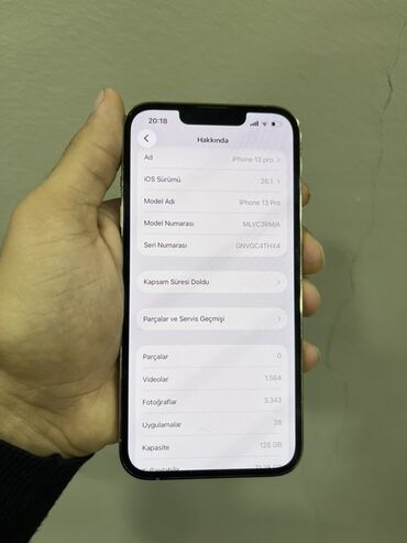 Apple iPhone: IPhone 13 Pro, 128 GB, Gümüşü, Simsiz şarj — 9