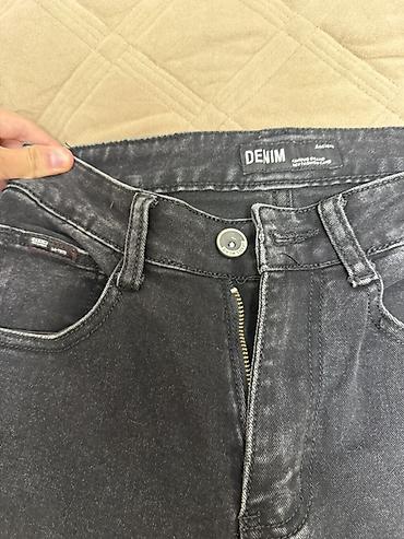 зеленые джинсы мужские: Джинсы мужские DENIM, цвет графит/черный washed. Очень качественные — 2