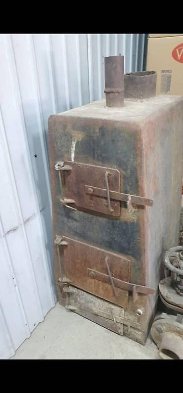 Буржуйки: Твердотопливная печь-«буржуйка»/котёл прямоугольного типа из толстой — 4