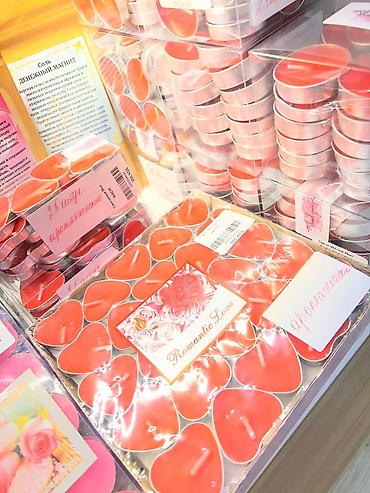 Свечи: В продаже свечи романтические Есть в форме сердца, есть просто — 9