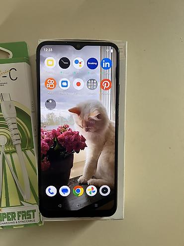 telefon islenmis: Realme C25Y, 64 GB, rəng - Boz, Barmaq izi, Face ID — 3