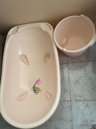 usag vannasi: Uşaq vannası və vedrə dəsti - Material: yüngül və davamlı plastik - — 1