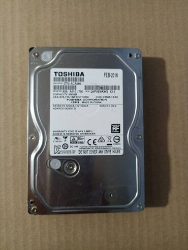Жесткие диски, переносные винчестеры: Накопитель, Б/у, Toshiba, SSD, 512 ГБ, 3.5", Для ПК