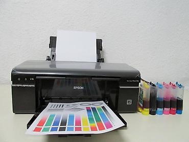 принторы: Фотопринтер Epson Stylus Photo P50 с СНПЧ Состояние ближе к идеалу — 2