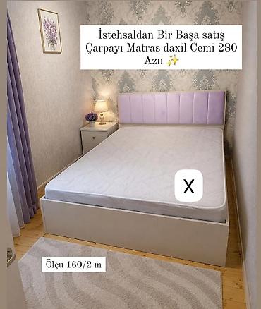 Məhsul: İki nəfərlik çarpayı + matras dəsti - Birbaşa istehsaldan lalafo.az -da Məhsul: İki nəfərlik çarpayı + matras dəsti - Birbaşa istehsaldan