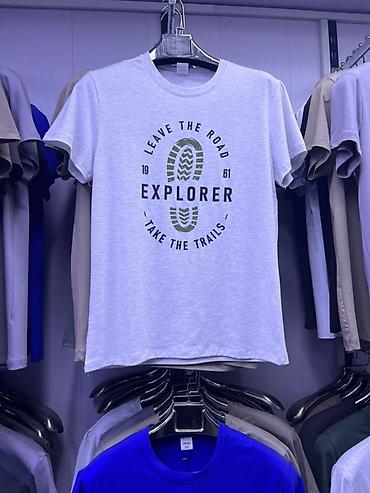 Футболки: Акция акция распродажа Мужские футболки с принтами - Базовые — 10