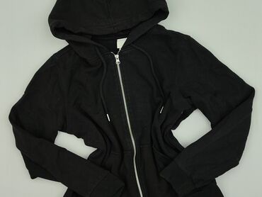 bluoltre sweter: H&M, Bluza z kapturem damska, rozmiar S